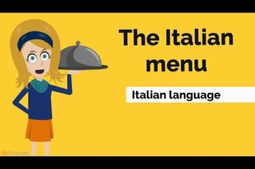 How to read an Italian menu.