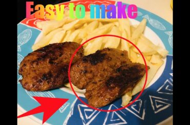 simple fries with italian sausages meal