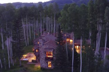 Inside Beautiful Stone Estate in Colorado with Spectacular View