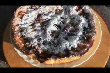 Italian food in Amharic- Peach cake