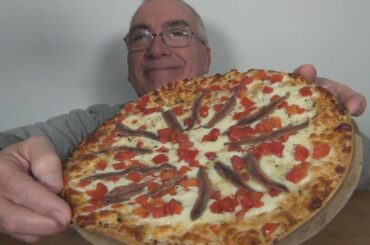 ASMR Adding Anchovies to my Store Bought Frozen Pizza