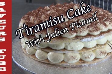 Tiramisu Cake (Italian Cake) with French T.V. Chef Julien from Saveurs Dartmouth U.K.