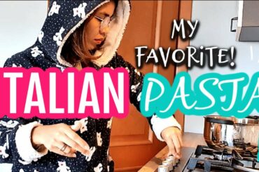 SUPER SIMPLE ITALIAN PASTA RECIPE! | MARIA'S COOKING VLOG