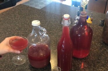 making WINE the old Italian way (after fermentation process)