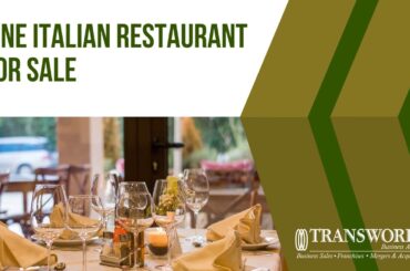 Fine Italian Restaurant  For Sale