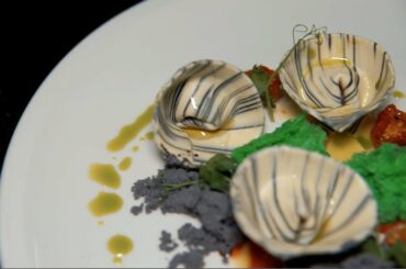Zebra Lobster Tortelloni by Cavalli Club Dubai