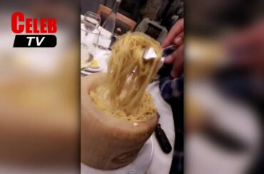 DJ Khaled Eating Italian Pasta With Truffles