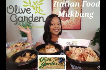 Olive Garden Mukbang Italian feast  EATING SHOW 먹방