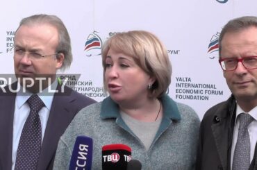 Russia: Italian politicians slam Russian sanctions during visit to Winery in Crimea
