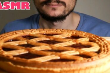 ASMR CHERRY PIE CAKE (ITALIAN SWEET DESSERT) *Eating Sounds *MUKBANG ITA NO TALKING (ITALY)