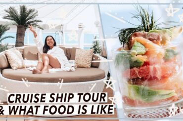 Cruise Ship Tour & What Food Is Like Onboard | Sapphire Princess | Princess Cruises Vlog