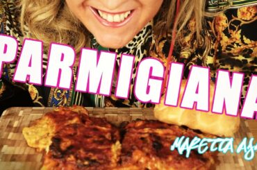 ASMR ITA PARMIGIANA DI MELANZANA ITALIAN FOOD (EATING SOUND) MUKBANG