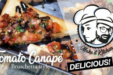 Canape Appetizers recipes - Bruschetta style