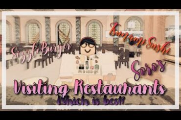 Visiting and Rating Restaurants on Roblox | Soro's, SizzleBurger, and more!