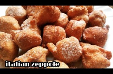 Italian zeppole Recipe | italian fried donuts recipe