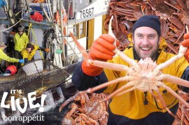 Brad Goes Crabbing In Alaska (Part 1) | It's Alive | Bon Appétit