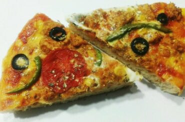 Egg Pizza without cheese pizaa recipe