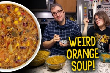 Recipe: Italian Vegetable Bean Soup aka “Weird Orange Soup” (Vegan, Oil-Free)