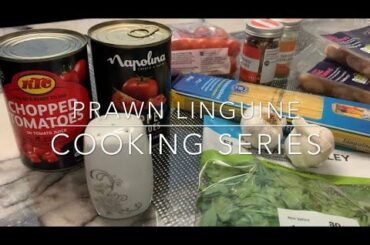 QUICK, EASY AND SIMPLE PASTA DISH (PRAWN LINGUINE)