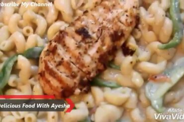 Creamy Alfredo Sauce | Italian Creamy Alfredo Pasta In Urdu Delicious Food With Ayesha