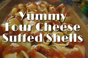 Cook With Me🍴Yummy Four Cheese Stuffed Shells| Home for the Holidays