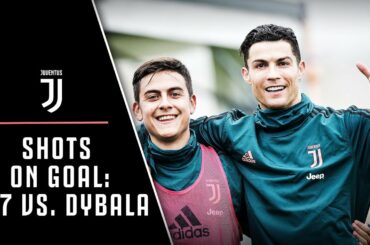 JUVENTUS SHOOTING CHALLENGE! | RONALDO VS DYBALA VS HIGUAIN VS BERNARDESCHI VS PJACA
