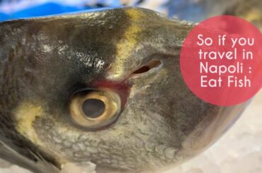 Fish Shop Market Napoli ITALY 🇮🇹 - Choosing Cutting Cleaning Cooking Eating in Naples