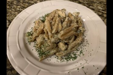 Chicken Pasta in White Wine Sauce