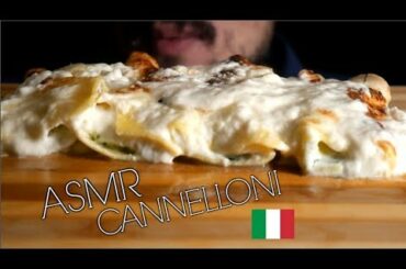 MUKBANG ITA | CANNELLONI RICOTTA SPINACI E BESCIAMELLA EATING SHOW | ASMR ITA NO TALKING CIBO PASTA