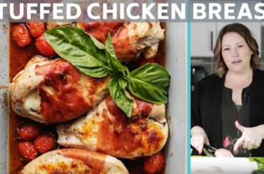 Keto Chicken Recipe - Italian Stuffed Chicken Breast