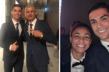 Cristiano Ronaldo at traditional Juventus Christmas Dinner 2019