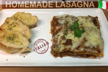 🥘 Lasagna Tutorial 🍝 - SIMPLE ITALIAN AUTHENTIC RECIPE 🇮🇹  (explained in Urdu, Hindi)