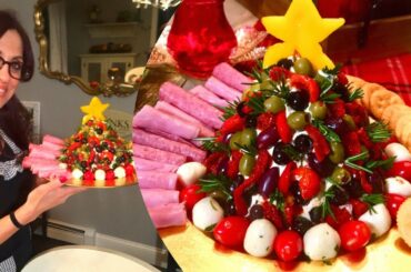 Christmas Tree Cheeseball ! Anti Pasta Italian Style 🎄🇮🇹