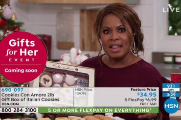 Cookies Con Amore 2 lb. Gift Box of Italian Cookies