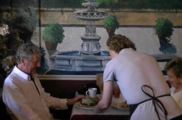 Dahlonega Georgia and a Man Burger at Caruso's Italian Restaurant