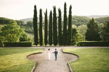 Refined Italy wedding at the exquisite Villa La Selva Wine Resort