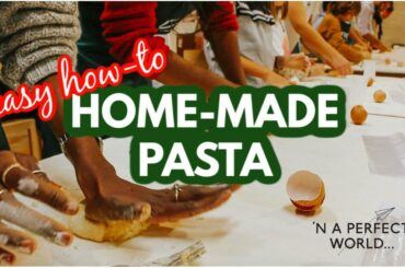 Italian Cooking Easy How To: Homemade Fresh Pasta!