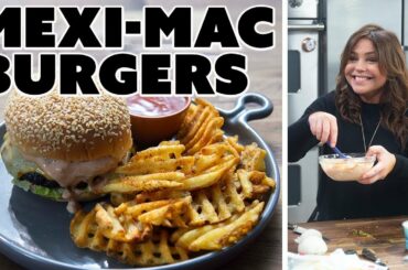 Rachael Ray Makes Mexi-Mac Burgers | Food Network