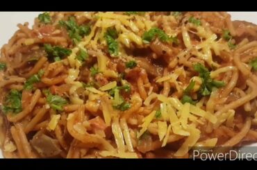 Italian spaghetti recipe | halal spaghetti recipe |#Italian spaghetti | European street style pasta