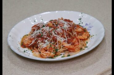 Shrimp Fra Diavolo made by Mama Lu.
