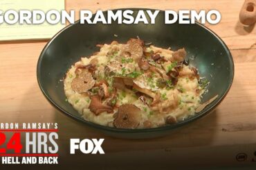 Cooking Demo: Wild Mushroom Risotto | Season 2 Ep. 10 | GORDON RAMSAY'S 24 HOURS TO HELL & BACK