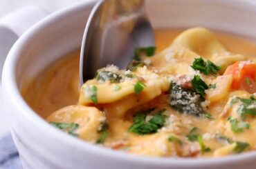 Creamy Tortellini Soup