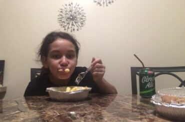 Mukbang penne pasta with cannoli from vivos Italian restaurant . Thank you Dr Patel