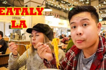 EATALY LA Italian FOOD TOUR!