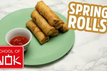 Simple and Tasty Pork Spring Rolls Recipe | Wok Wednesdays
