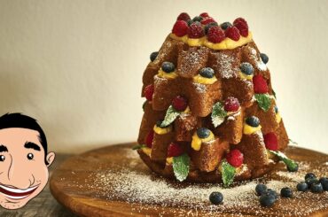 How to make ITALIAN CHRISTMAS CAKE (Pandoro Farcito) | Christmas Cake Recipe