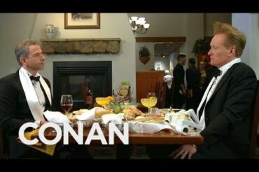 Conan Takes Jordan Schlansky To His Favorite Italian Restaurant