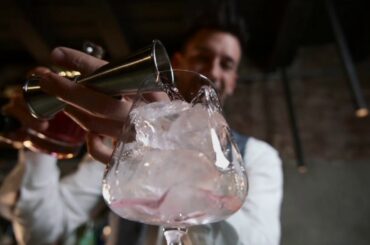 AmaGin - Gin&Tonic with Amarone Wine - BARMAN - Claudio Peri