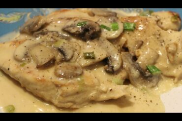 CHICKEN/CHICKEN SCALLOPINI With MUSHROOMS RECIPE/CHERYLS HOME COOKING/EPISODE 543