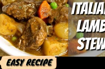 EASY TO MAKE ITALIAN LAMB STEW | Easy recipe | MITCH TV
